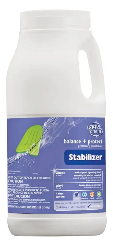3LBS CHLORINATION STABILIZER - 05503AQU