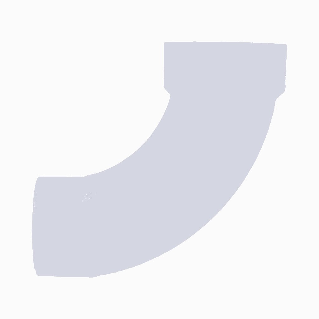 4" 90 DEGREE PVC LONG SWEEP ELBOW