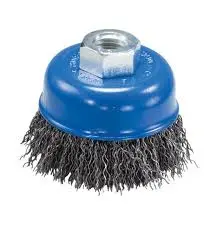 4" CARBON CRIMPED WIRE CUP BRUSH DARIX - DX332W