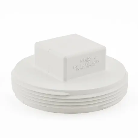 4" PVC DWV SQUARE HEAD CLEAN OUT PLUG - P106-040