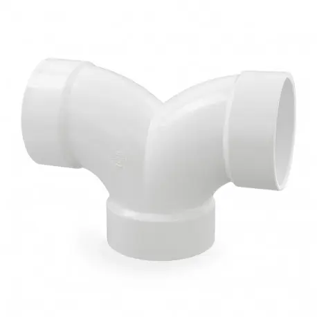 4" PVC SCH40 DOUBLE ELBOW 90 DEGREE - P327-0404
