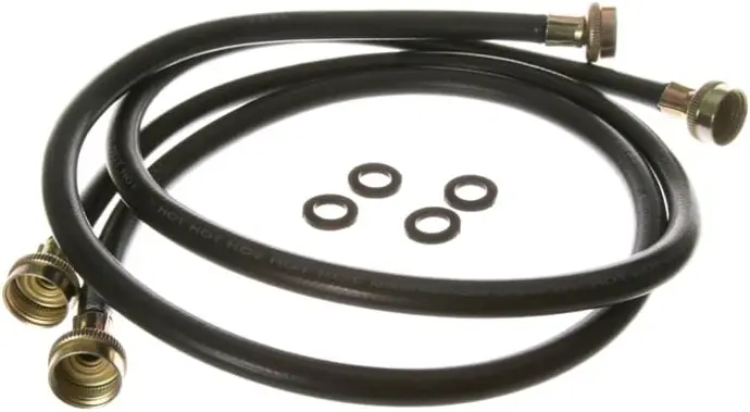 4' WASHER INLET RUBBER HOSE ( PAIR) WH41X10207