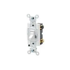 4-Way White Switch - 15A/120V 1242-7W/54504-2W LEV
