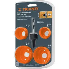 5 HOLE SAW SET TRUPER