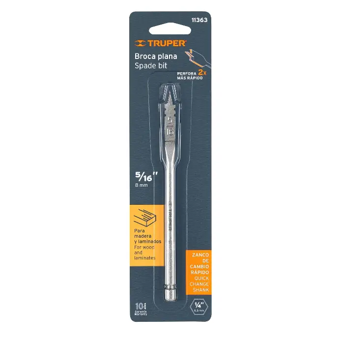 5/16" TRUPER SPADE BIT - WOOD