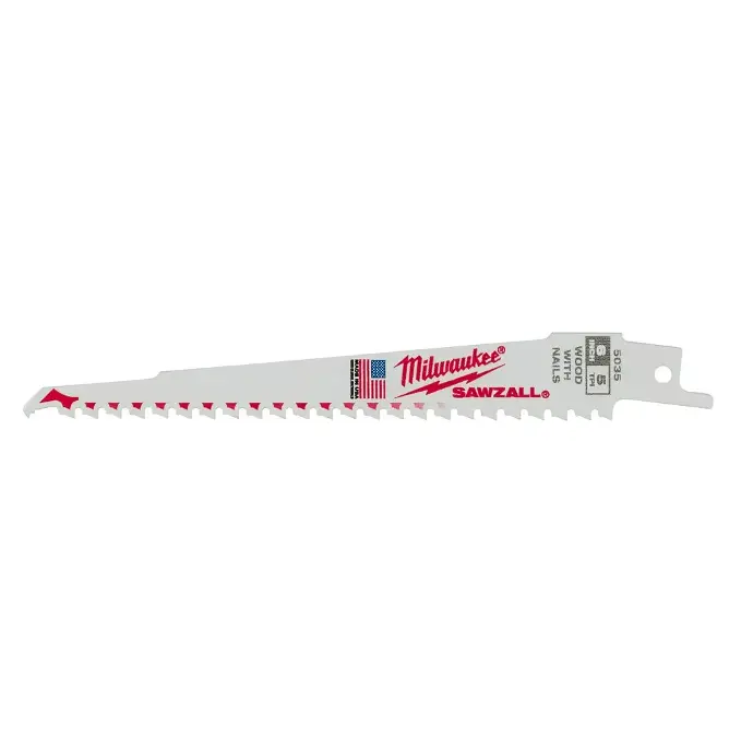 6" Sawzall Blade 5 TPI - 48-00-5035