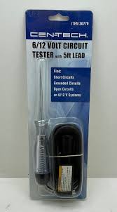6/12 VOLT CIRCUIT TESTER- 5FT LEAD- 30779