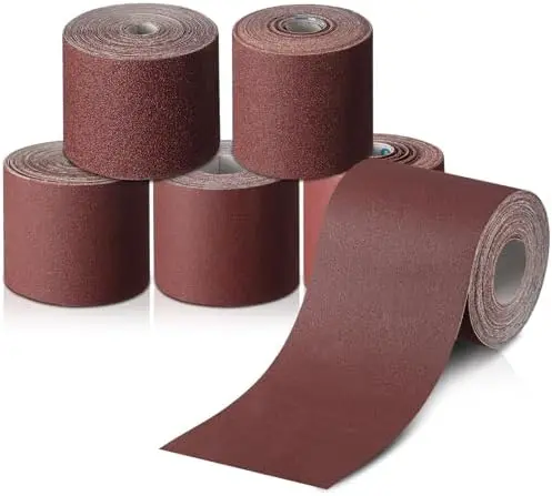 8" x 50M A/O ABRACOL X-85 CLOTH ROLL 164FT - 220 GRIT