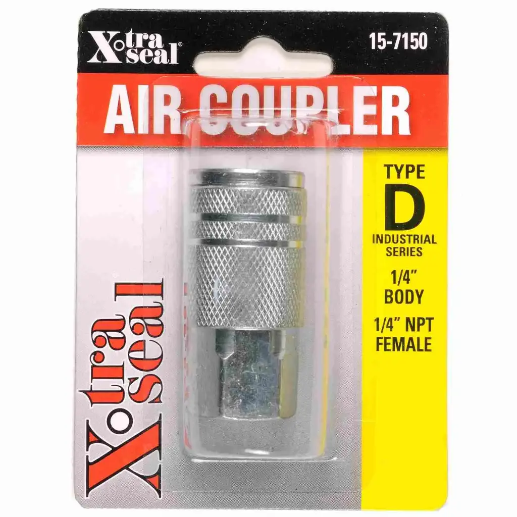 AIR COUPLER FEMALE 1/4" NPT XTRA SEAL - 15-7150