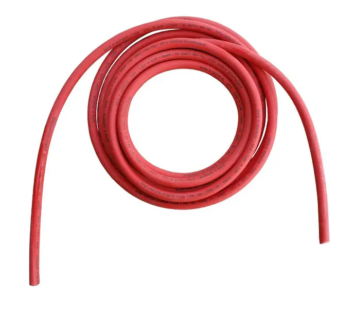 BATTERY CABLE 4GA 10" RED - 04138