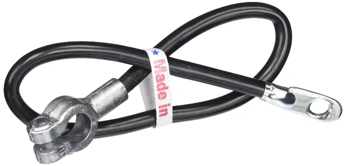 BATTERY CABLE 4GA 20" BLACK - 041