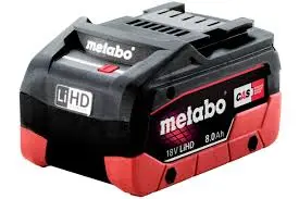 BATTERY PACK LIHD 18V - 8 AH METABO - 625369000