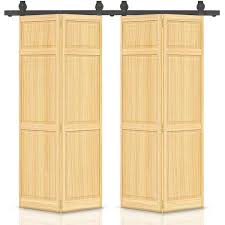 BI-FOLD DOOR WOOD 48" (2 SET)