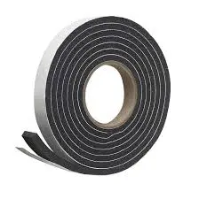 BLACK FOAM TAPE 3/8 X 5/16 SELF STICK - R538
