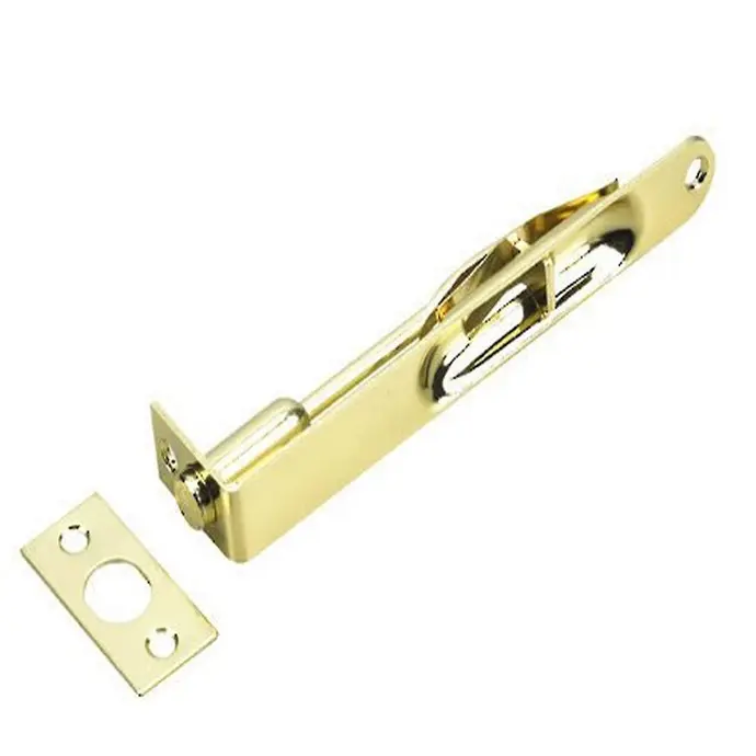 BOLT FLUSH 5" BRASS PIP005