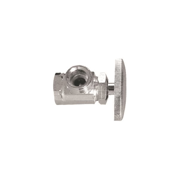 BRASS ANGLE VALVE 1/2 IPS X 1/2 IPS - BMAM3401