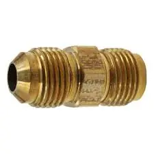 BRASS COUPLING 3/8 FBT 3/8 FLARE