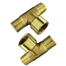 BRASS FEMALE BRANCH TEE 1/8