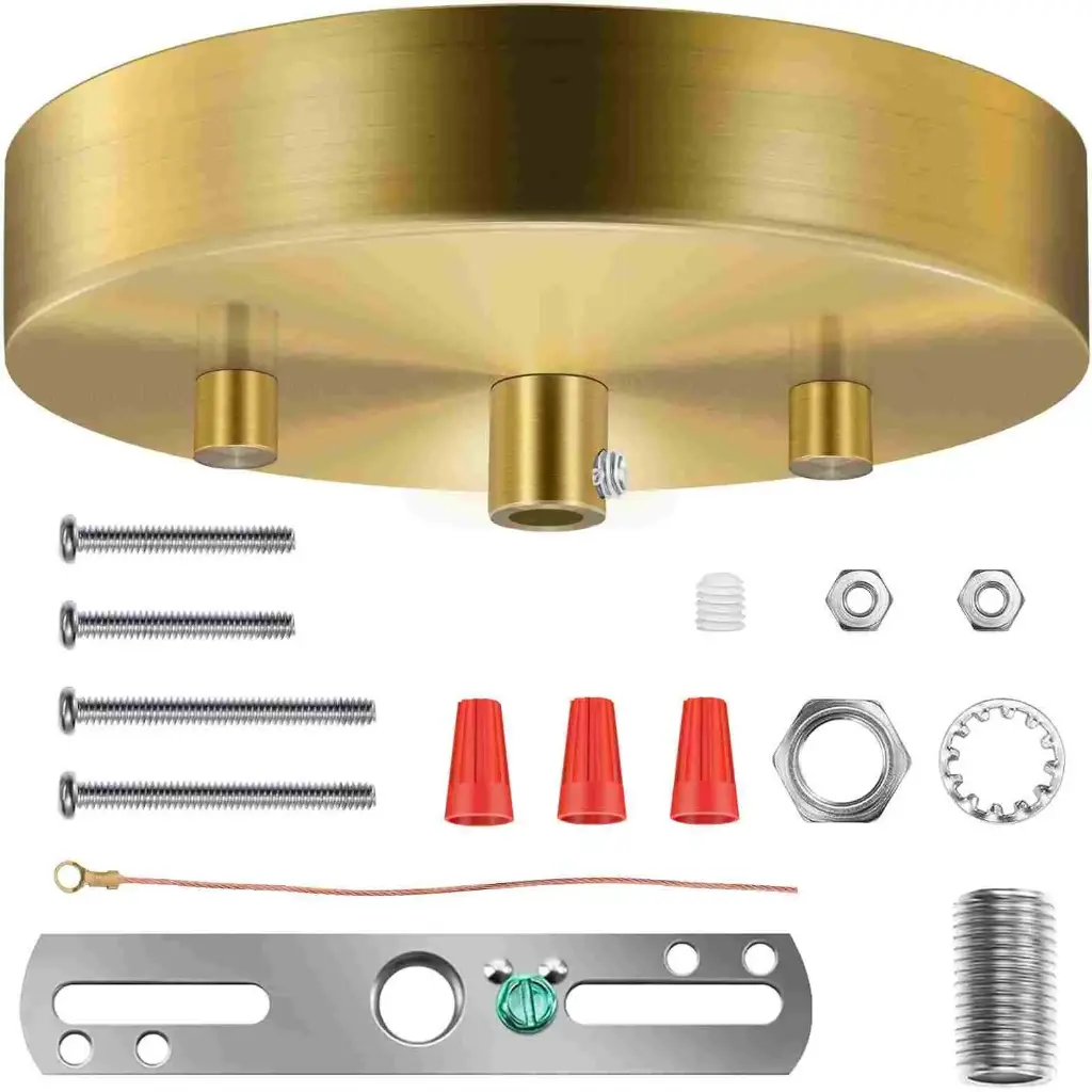 Brass Ceiling Round Light Case-10 pcs A105-VT28-CF