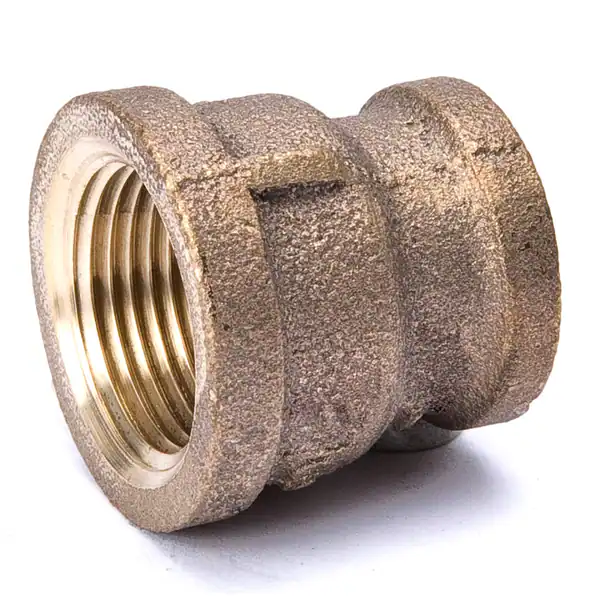 Brass Red Coupling 4" x 1/2" 0 454-043NL