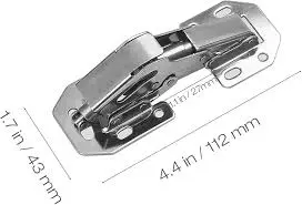 CONCEALED CABINET HINGE 4" FULL OVERLAY SOFT CLOSE - CH4SNAPOFF