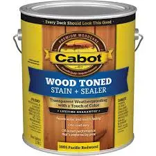 CABOT ALKYD/OIL BASE WOOD TONED DECKING AND SIDING STAIN PACIFIC RE...
