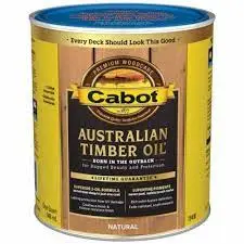 CABOT AUSTRALIAN TIMBER OIL WOOD STAIN FINISH NATURAL QUART