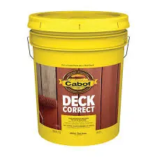 CABOT DECKCORRECT TINTABLE SOLID EXTERIOR STAIN 5GAL - 140.0025200