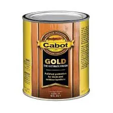 CABOT GOLD DECK VARNISH OIL BASED  SATIN SUNLIT WALNUT QUART - 140
