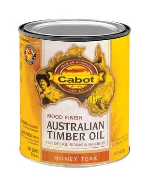 CABOT TRANSPARENT HONEY TEAK OIL-BASED PENETRATING OIL AUSTRALIAN T...