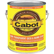 CABOT VOC SEMI-TRANSPARENT DECK AND SIDING EXTERIOR STAIN CORDOVAN ...
