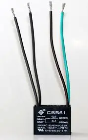 CAPACITOR 4uF FAN - CBB61-4