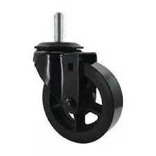 CASTER 4" INDUSTRAL BLACK - RUN04F