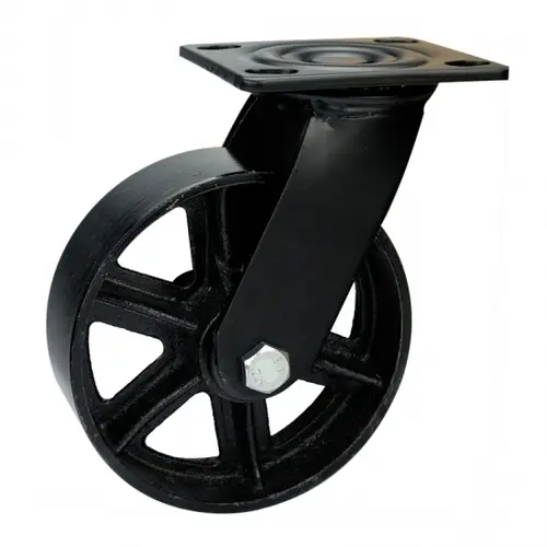 CASTER 6" INDUSTRAL BLACK - RUN06F