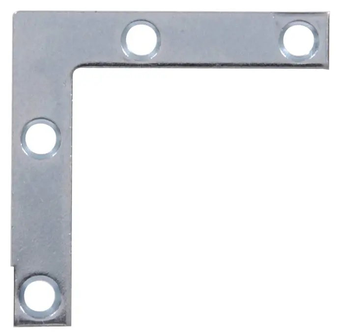 FLAT CORNER BRACE 1-1/2" x 3/8" ZINC 4-PK HILLMAN - 851084 
