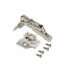 CERRAJES FULL OVERLAY SOFT CLOSING CONCEALED HINGE CLIP ON 165 DEGREE - PAIR