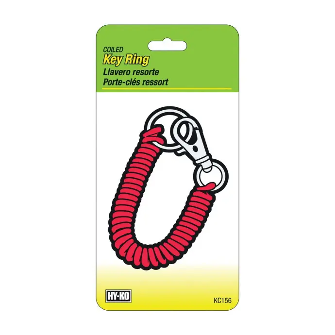 COIL CLIPON KEY RING-METAL CLIP HY-KO - KC156