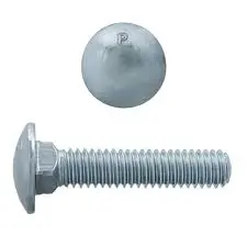Carriage Bolts Zinc Plated 5/16 x 2