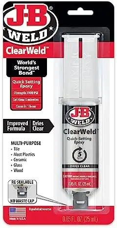 Clear J-B Weld Glue 50112