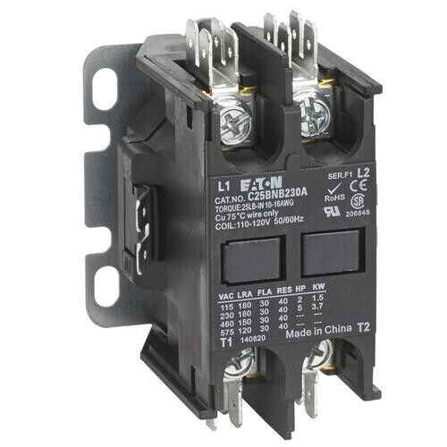 Contactor 2 Pole 30AMP 120V Eaton