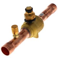 DANFOSS BALL VALVE SHUTOFF REFRIGERANT 3/4" ODS WITH TRAP - 009F8054