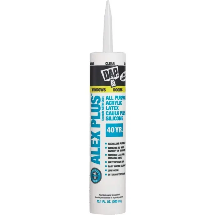 DAP ALEX PLUS CAULK CLEAR INT/EXT 35YRS - 18156