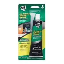 DAP SILICONE CLEAR RUBB SEAL 2.8oz