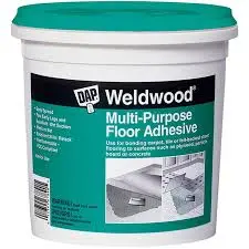 DAP WELDWOOD MULTI-PURPOSE FLOOR ADHESIVE OFF-WHITE QUART - 00141