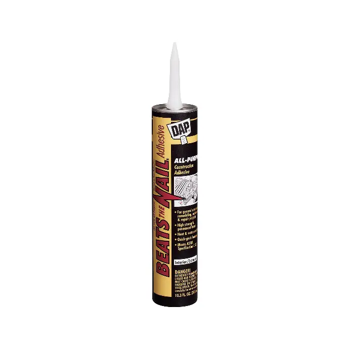 DAP BEATS THE NAIL ALL-PURPOSE CONSTRUCTION ADHESIVE 10.3oz - 25082