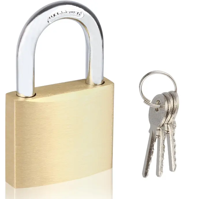 DARIX BRASS PADLOCK 3KEYS 60MM - DX925