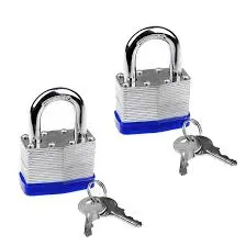 DARIX SHORT LAMINATED STEEL PADLOCK 2 KEYS 65MM - DX938