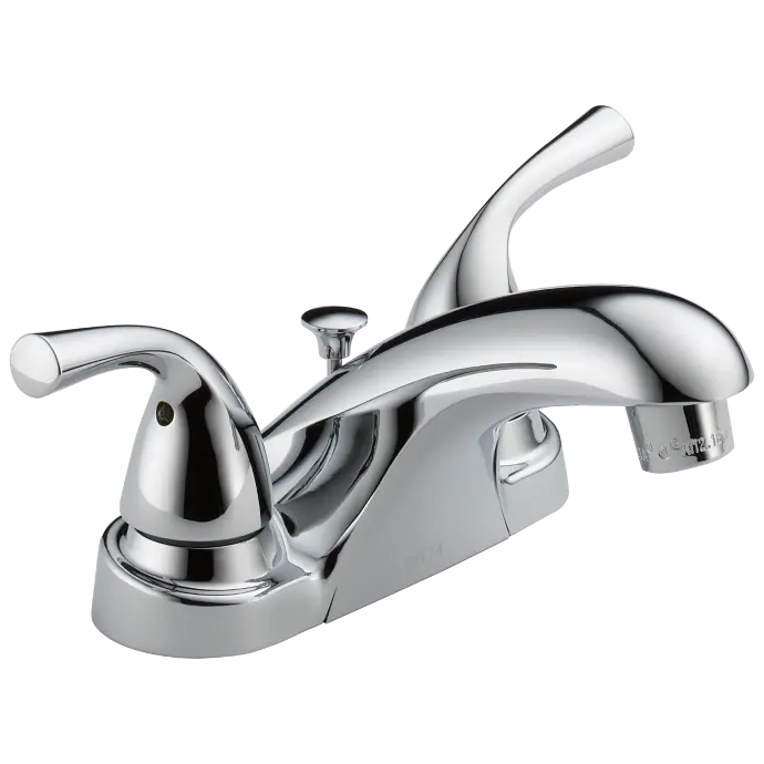 DELTA  - FOUNDATION 2HANDLE 4" CENTERSET LAVATORY FAUCET - B2515LP-PPU-ECO