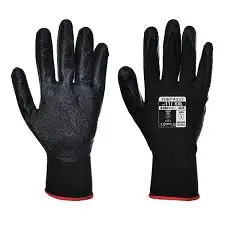 DEXTI-GRIP BLACK GLOVE LARGE PORTWEST - A320BKRL
