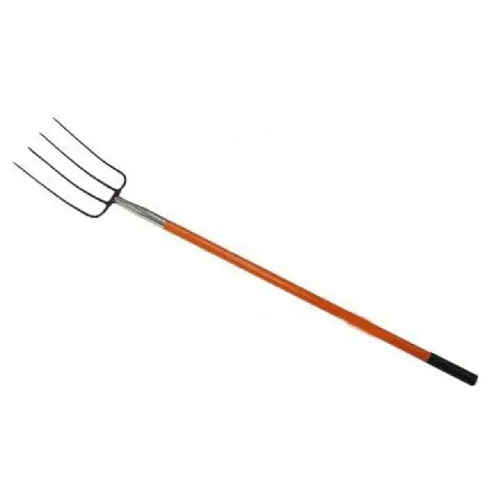 DF 4T CURVED FORK W/HANDLE BROWN USA - BRAG1014